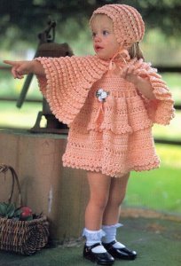 Комментарий: Модный портал. детское платье вязаное