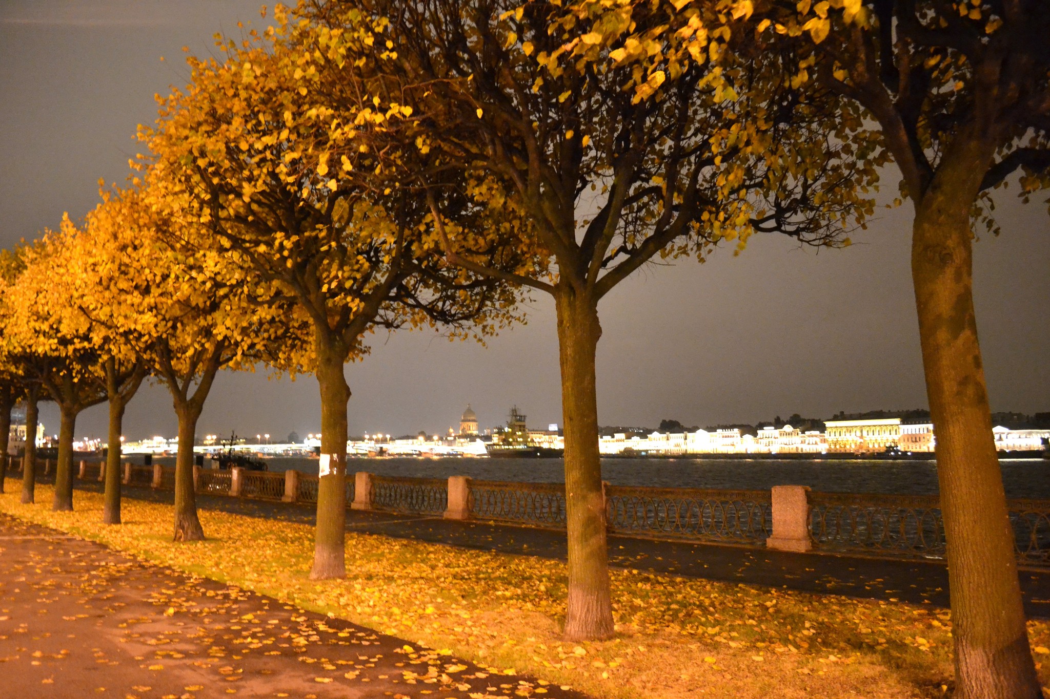 Поздний осень в Баку